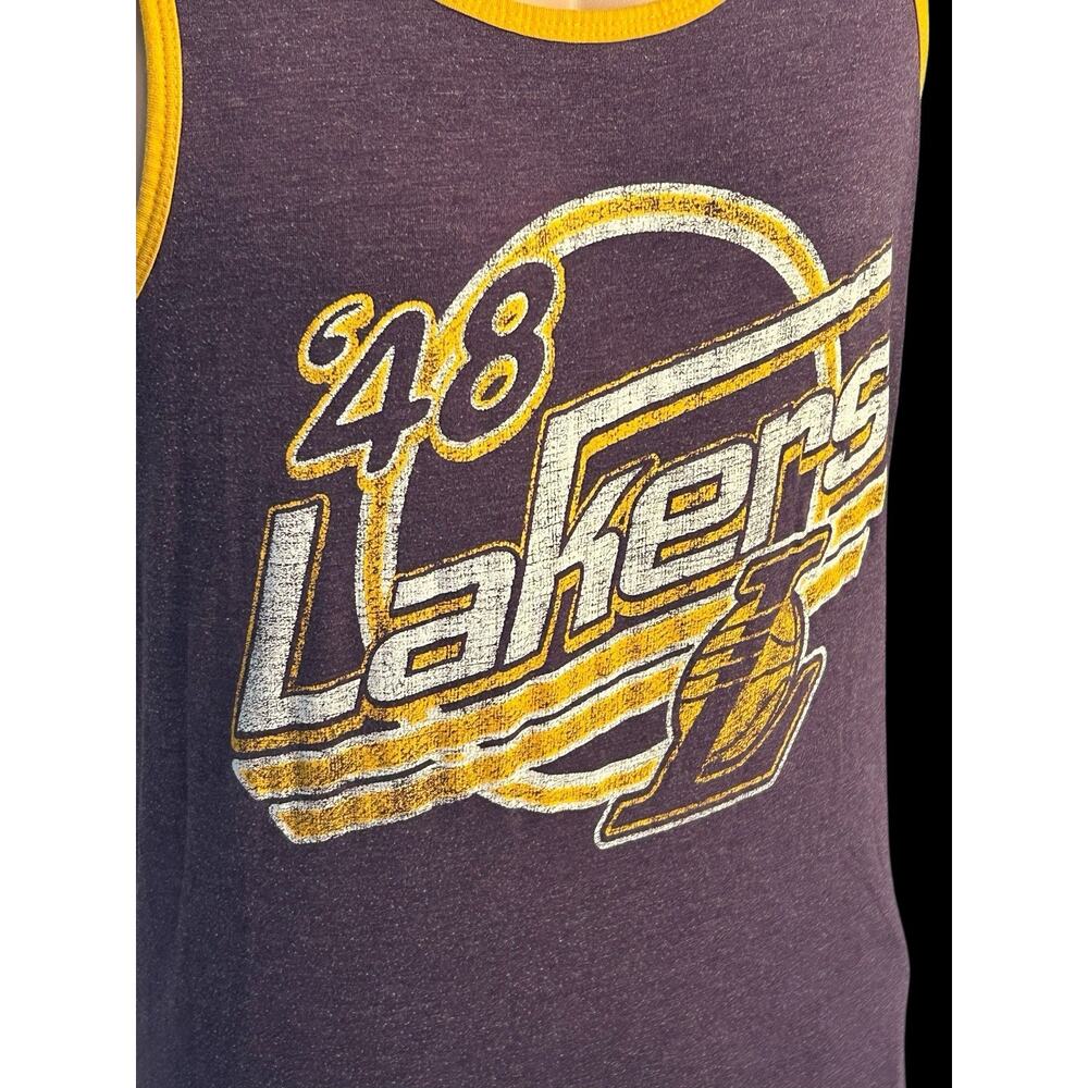 LOS ANGELES LAKERS-'48 Classics Throwback NBA-Basketball Men's Medium Tank Top - Picture 2 of 6